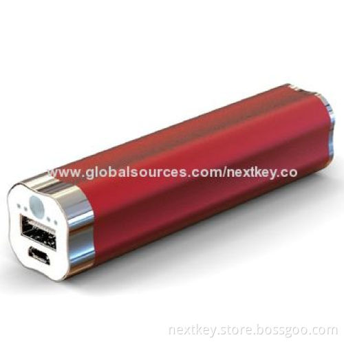 High-quality Power Station for iPhone, Connect with USB Cable, 2600mAh, Sized 9.1 x 2.4 x 2.4cm